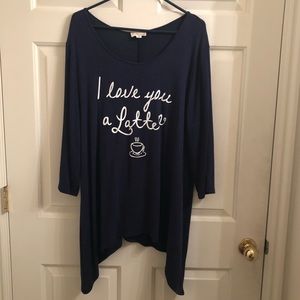 “I love you a latte” sweater